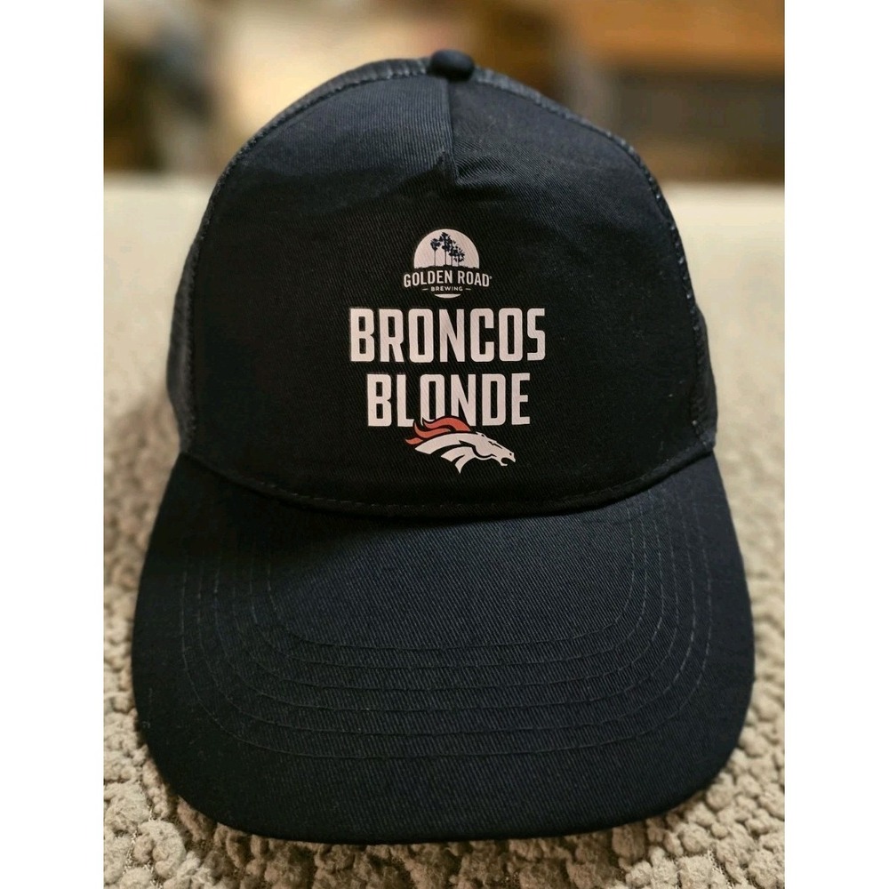 Otto Golden Road Brewing Broncos Blonde Trucker Hat Black Mesh Snapback Cap
